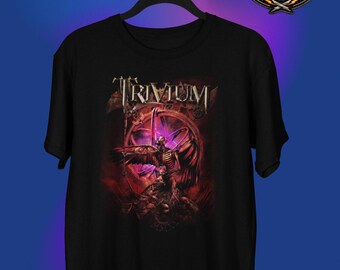 Camiseta de la banda de metal Trivium Ascendancy Shogun Album – Ropa rockera unisex