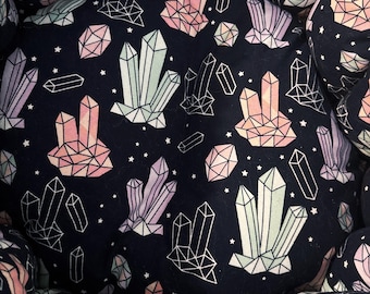 Colorful Crystals Crib Sheets