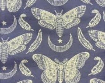 Moon Moth Crib Sheets