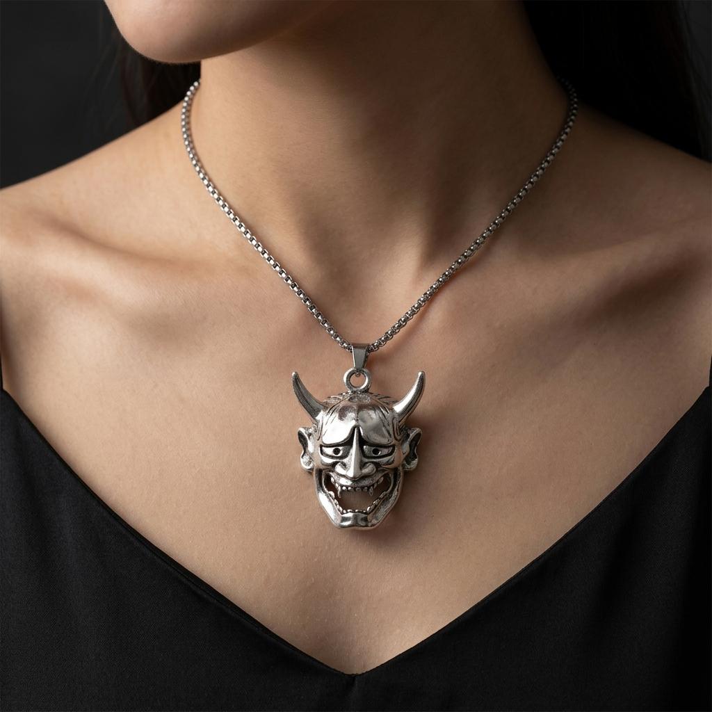Devil Head Pendant - Etsy