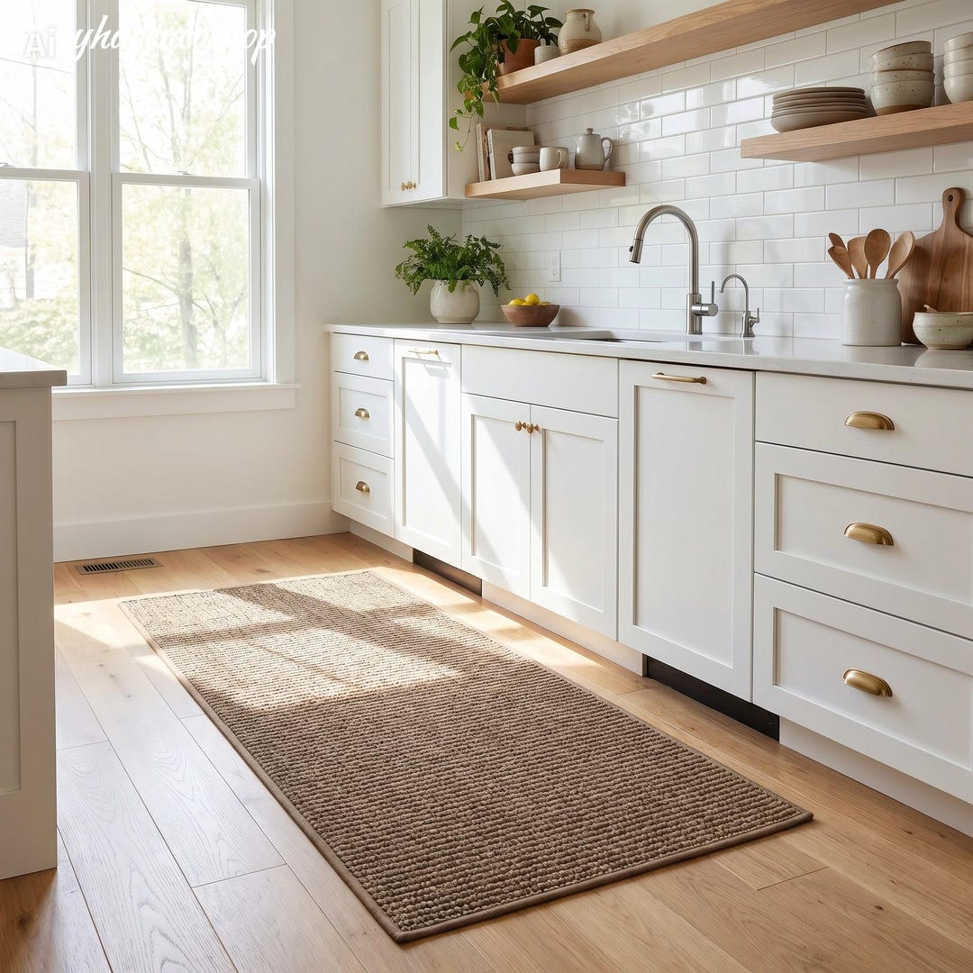 32x48 Non-slip Kitchen Rug Mat | Super Absorbent Stain Resistant ...