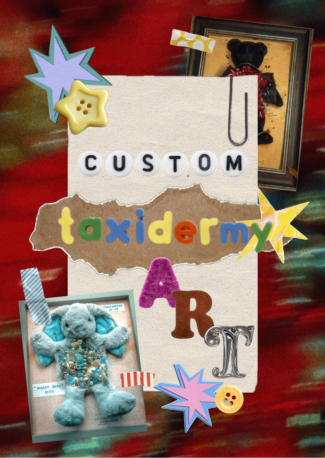 Custom Made to Order Taxidermy Dissection Plush Art - Etsy