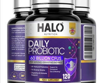 Capsules probiotiques quotidiennes pour la santé intestinale et le soutien de la digestion