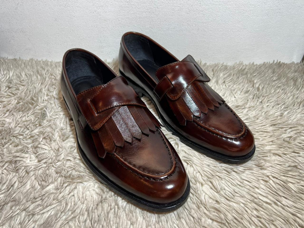 Timberland Kiltie Tassel Loafers Mens Size 6 Moccasin Toe Leather All Gender Timberland® Authentic Kiltie Loafer in Burgundy main image 2
