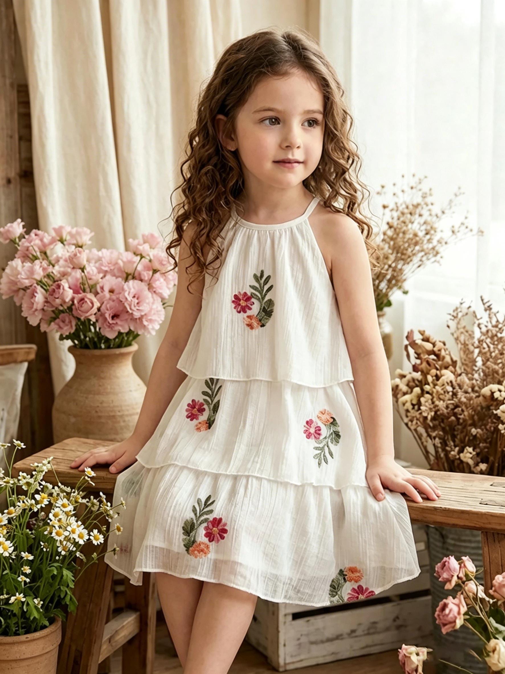 dora the explorer birthday dress Girl's dress Dora the Explorer, birthday party 7 US numeric