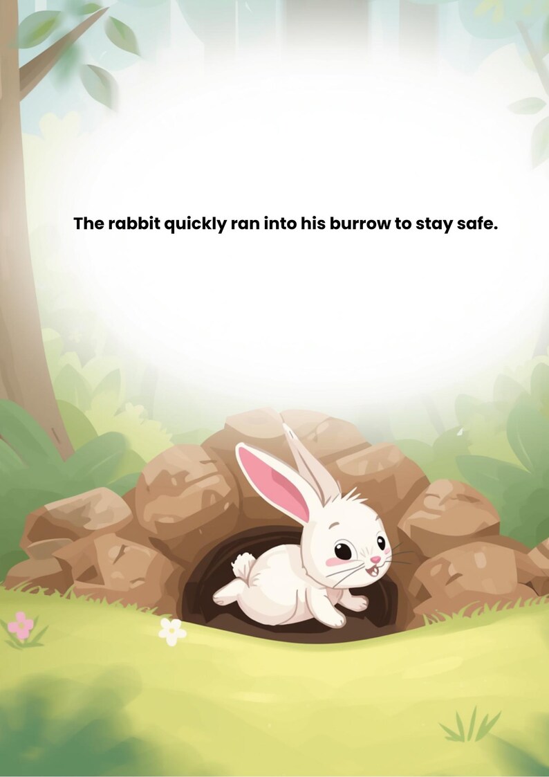 Printable Kids Storybook | the Clever Rabbit and Fox | Moral Story PDF ...