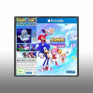 Estuche personalizado para exhibición del juego Sonic Dream Team (Apple Arcade) (sin juego ni manual)
