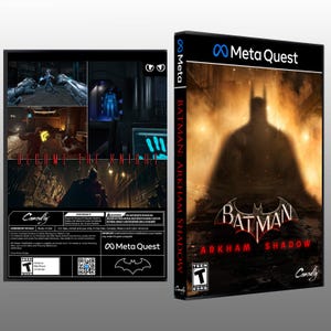 Batman: Arkham Shadow (Meta Quest) CUSTOM Game Case For Display