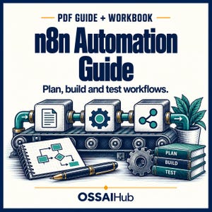 n8n Automation PDF-Leitfaden und Arbeitsbuch: Lokale JSON-Workflows, Test- und Feldhandbuch