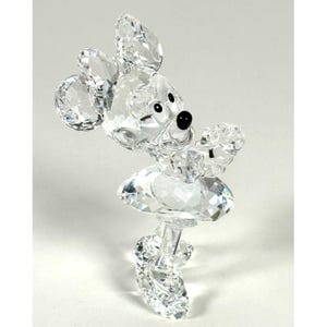 Figura de cristal descatalogada de Minnie Mouse de Swarovski Disney Showcase, número 687436, en caja original y con certificado de autenticidad. imagen 1