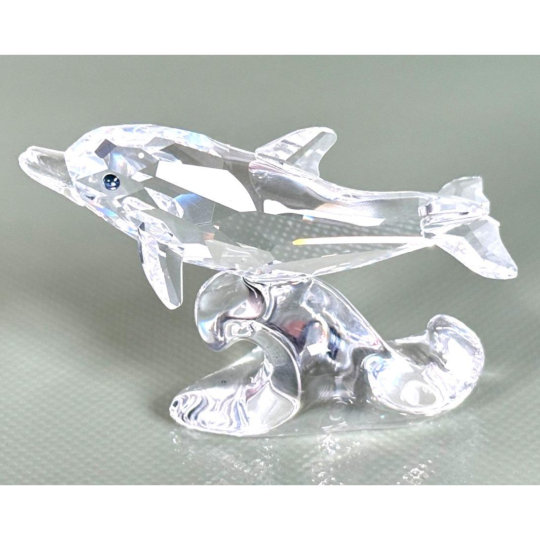 Swarovski Crystal Figurines Dolphin - Etsy