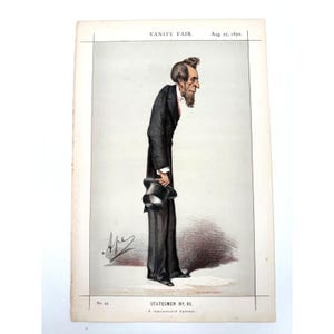 Vanity Fair the Statesman - Etsy