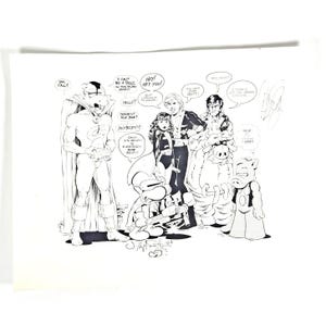 1993 Spawn Cerebus Parody Prints  Starchild Artist signed by Smith and Dave  Sim