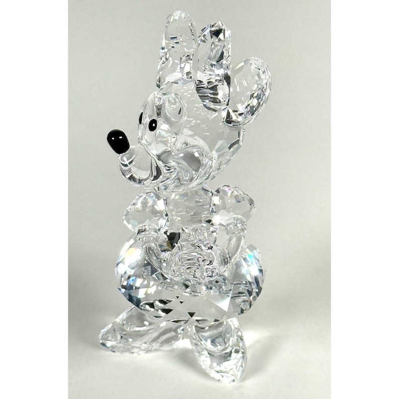 Figura de cristal descatalogada de Minnie Mouse de Swarovski Disney Showcase, número 687436, en caja original y con certificado de autenticidad. imagen 13