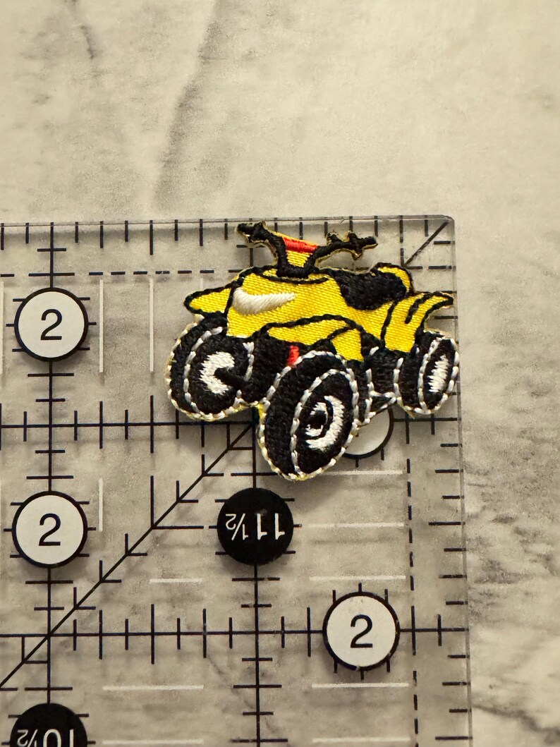 Yellow ATV Patch bild 4