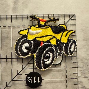 Yellow ATV Patch bild 3