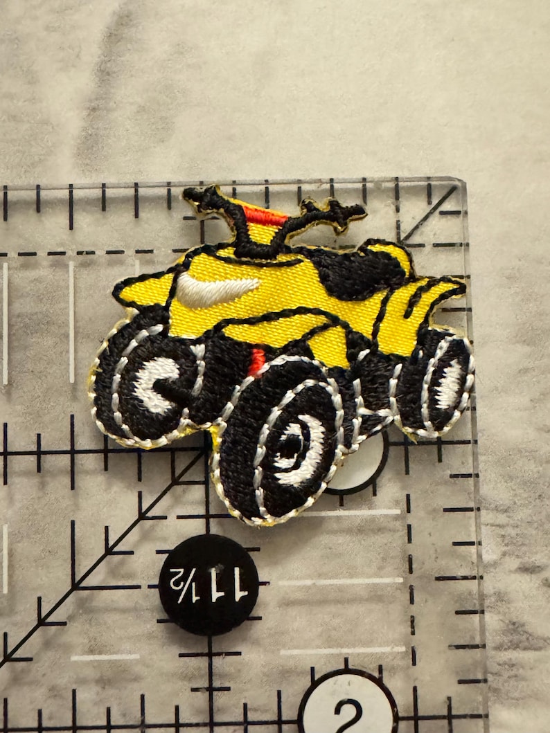 Yellow ATV Patch bild 3