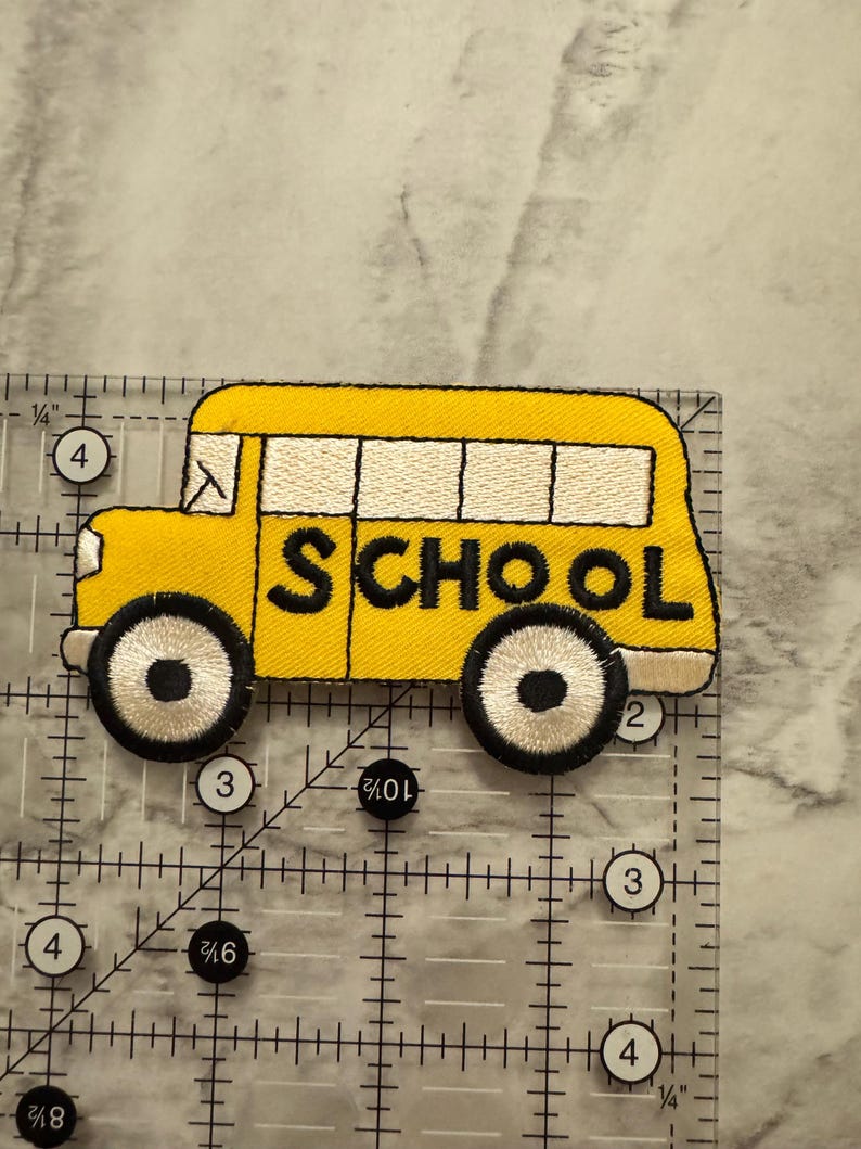 School Bus Patch - Etsy