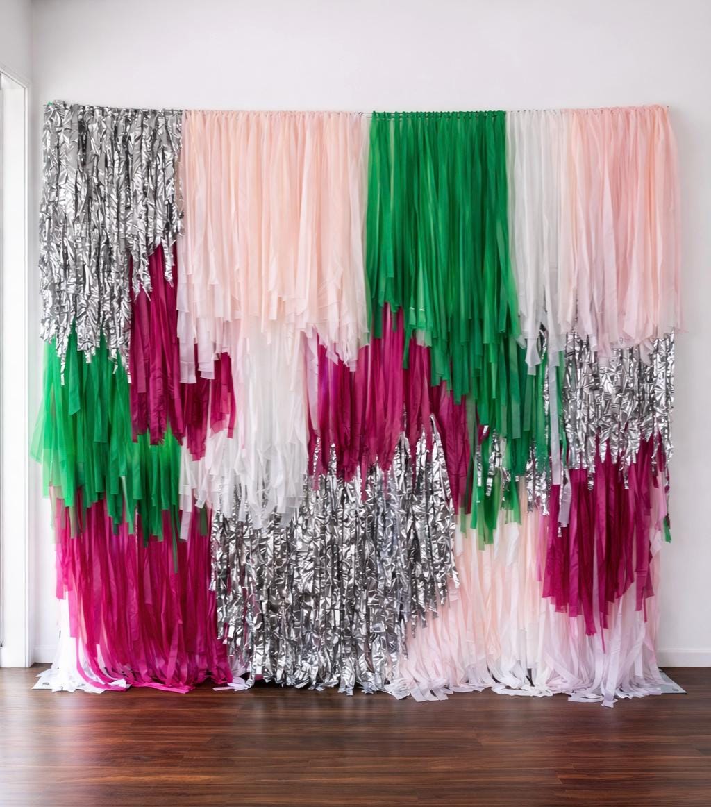 Fringe Wall Backdrop - Etsy