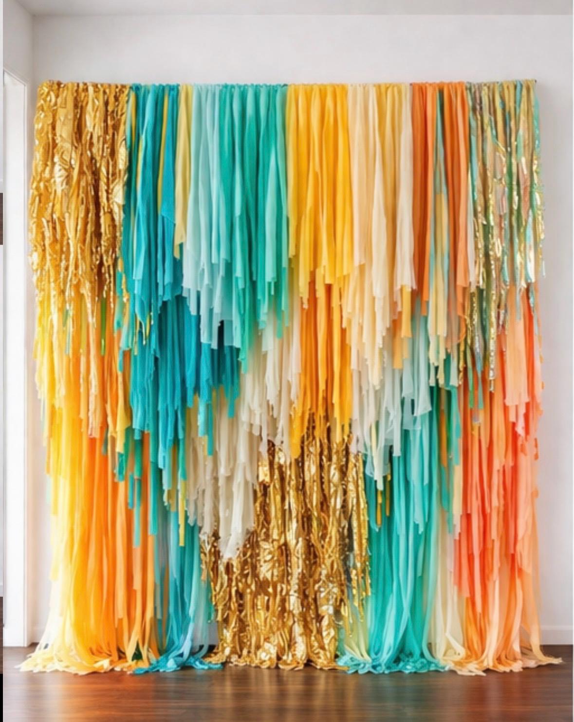 Fringe Wall Backdrop - Etsy