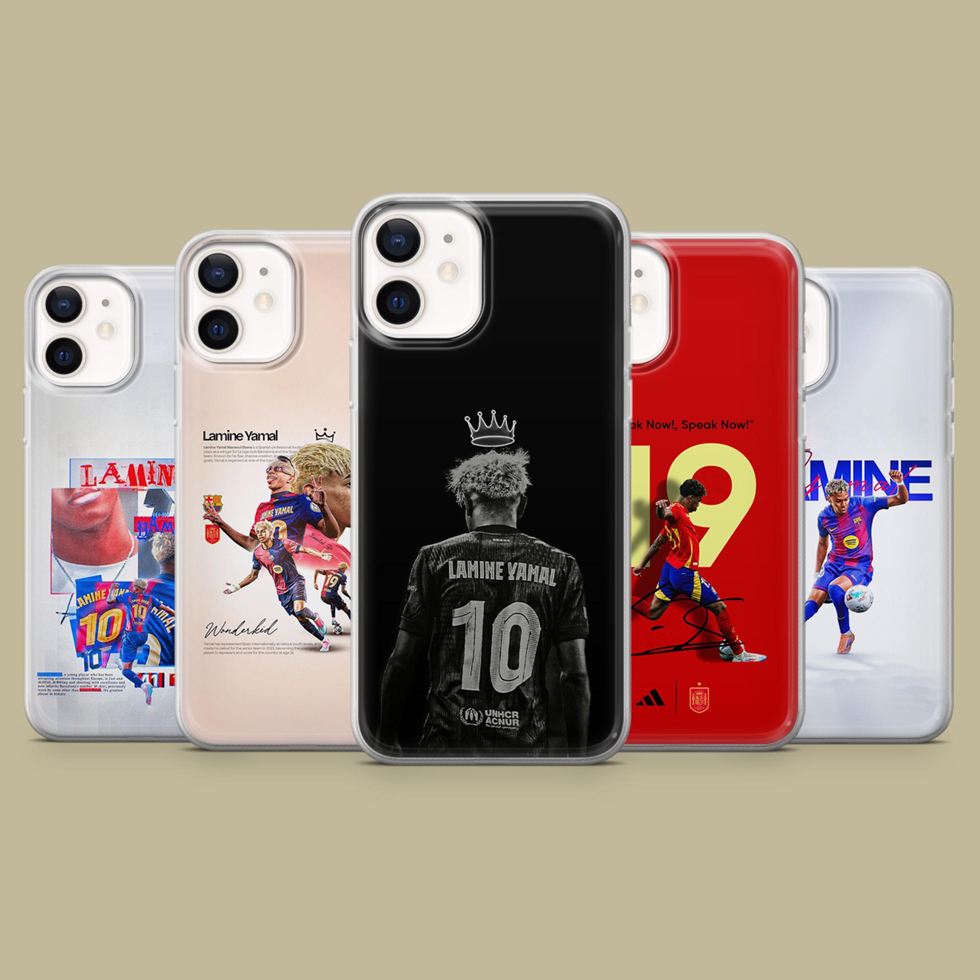 Coque Samsung Galaxy A3 (2017) Lamine Yamal Barcelone - Protection Noir Avec Motif Foot