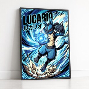 Lucario Poster - Etsy