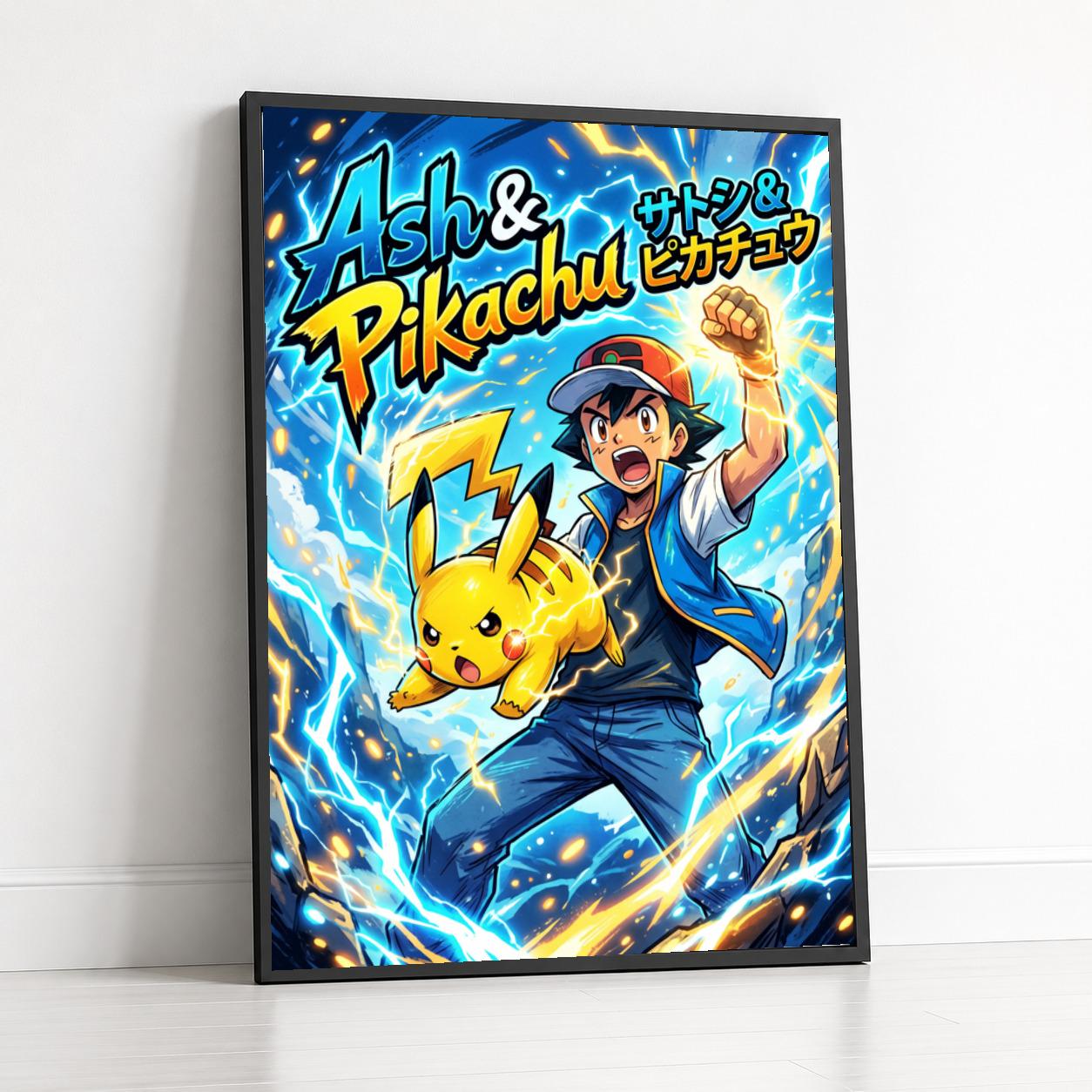 ピカチュウのポスター - Etsy 日本