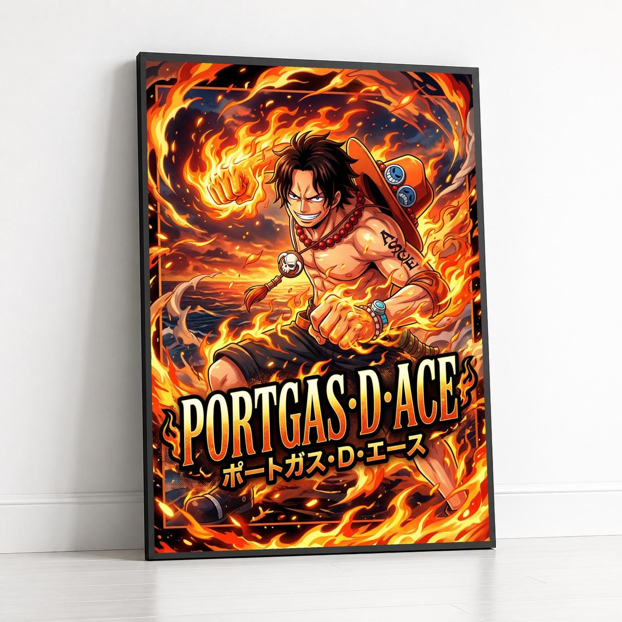 Portgas D Ace Print - Etsy