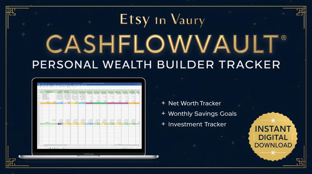 Personal Wealth Builder Tracker | Net Worth | Budget | Savings Goals ...