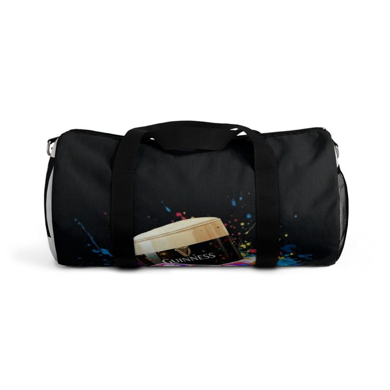 PERSONALIZED Custom Guinness Pint Illustration Duffel Bag | Beer Pub Sports Tote, sports travel bag,rucksack,gearbag image 9