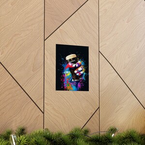 Colorful Hand Holding Guinness Pint Poster | Matte Vertical Poster image 13