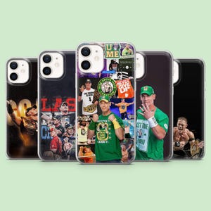 John Cena mobilskal brottning WWE Legend fodral för iPhone 17Pro, 16, 15, 14, 13, 12, Samsung S26, S25, S24, S23Fe, A16, A56, Pixel 10, 9Pro