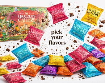 Gourmet French Chocolate Truffles – Pick & Mix Custom Flavors, Luxury Gift Box (30+ Pieces)