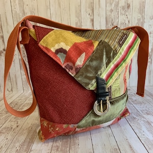 Shabby Chic Tote Bag, Shabby Chic Tote, Shabby Chic Purse, Satchel, Crossbody Bag, Crossbody Tote, Bohemian Bag, Boho Bag, Fabric Bag, Purse