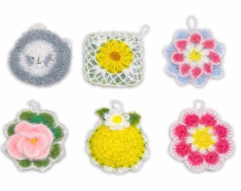 Handgjorda koreanska virkade diskskrubbies