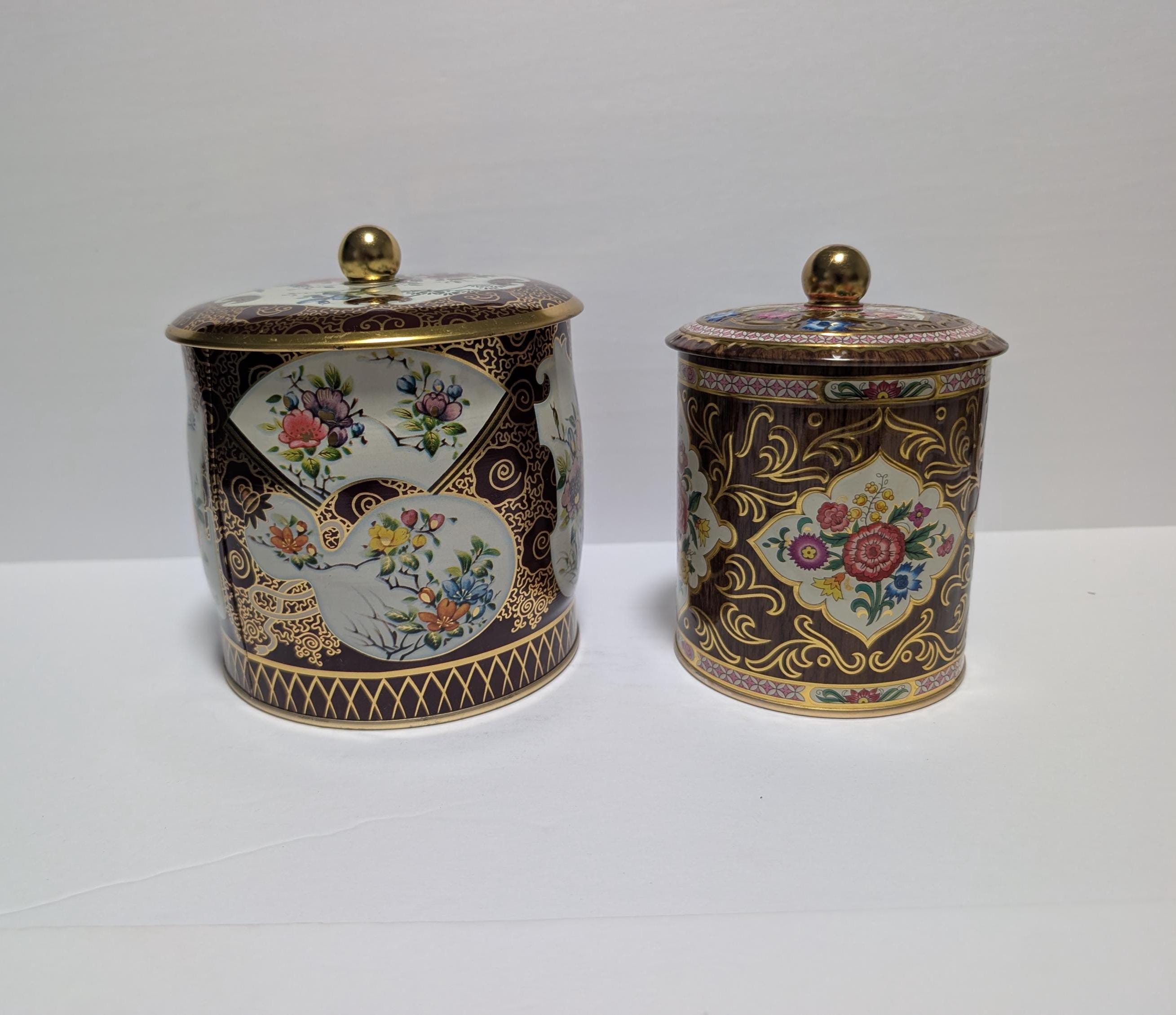 70s Tin Canister - Etsy