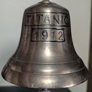 Titanic 1912 Bell Replica With Cotton Rope Pull