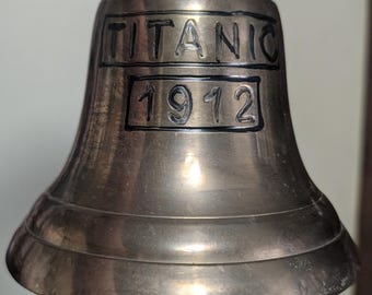Titanic 1912 Bell Replica With Cotton Rope Pull