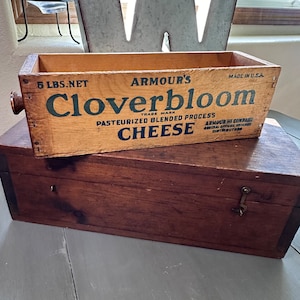 Vintage Kraft Cheese Box 5 Lb. Circa 1940's 