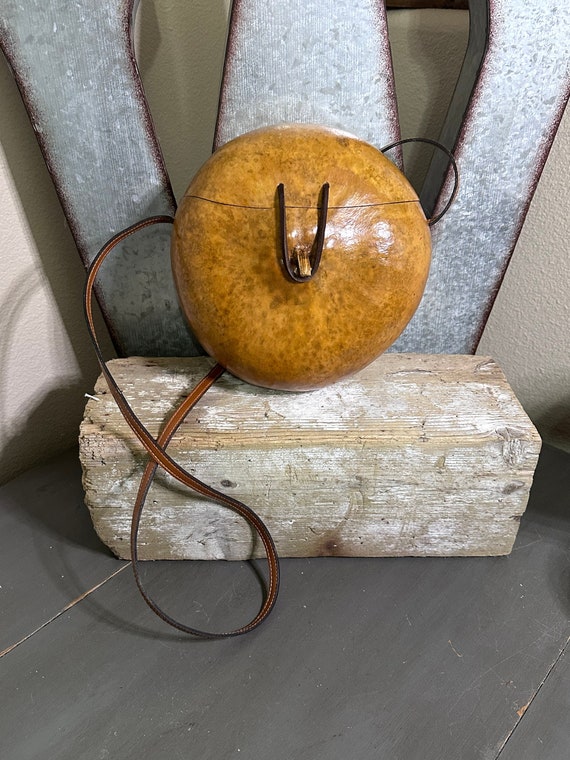 Funky Vintage Purse made from a Gourd