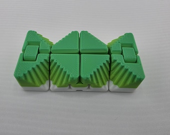 Cubo triangular infinito antiestrés – Cubo geométrico plegable
