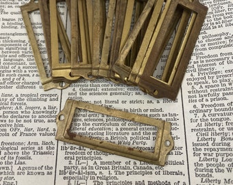Metal Label Holder Etsy