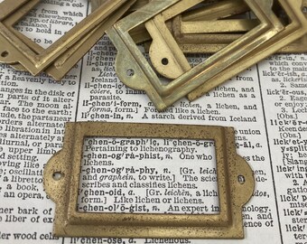 Metal Label Holder Etsy