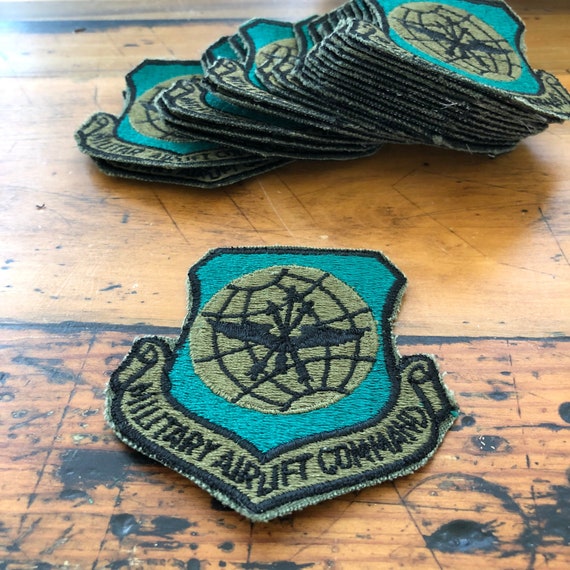 Military Airlift Command- Vintage sew on patch - vintage patch - vintage military patch - USA