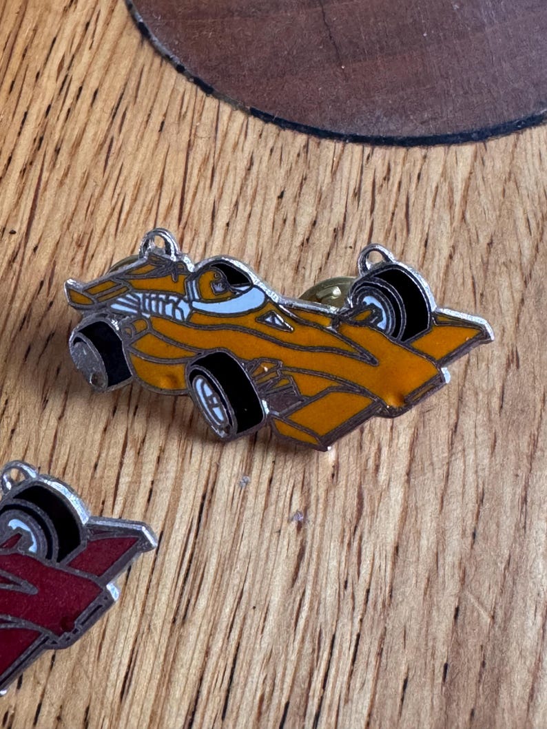 F1 Racing Pin Button Race Car Lapel Pin - Vintage F1 Indy Car Jacket Pin - Car Pins ...
