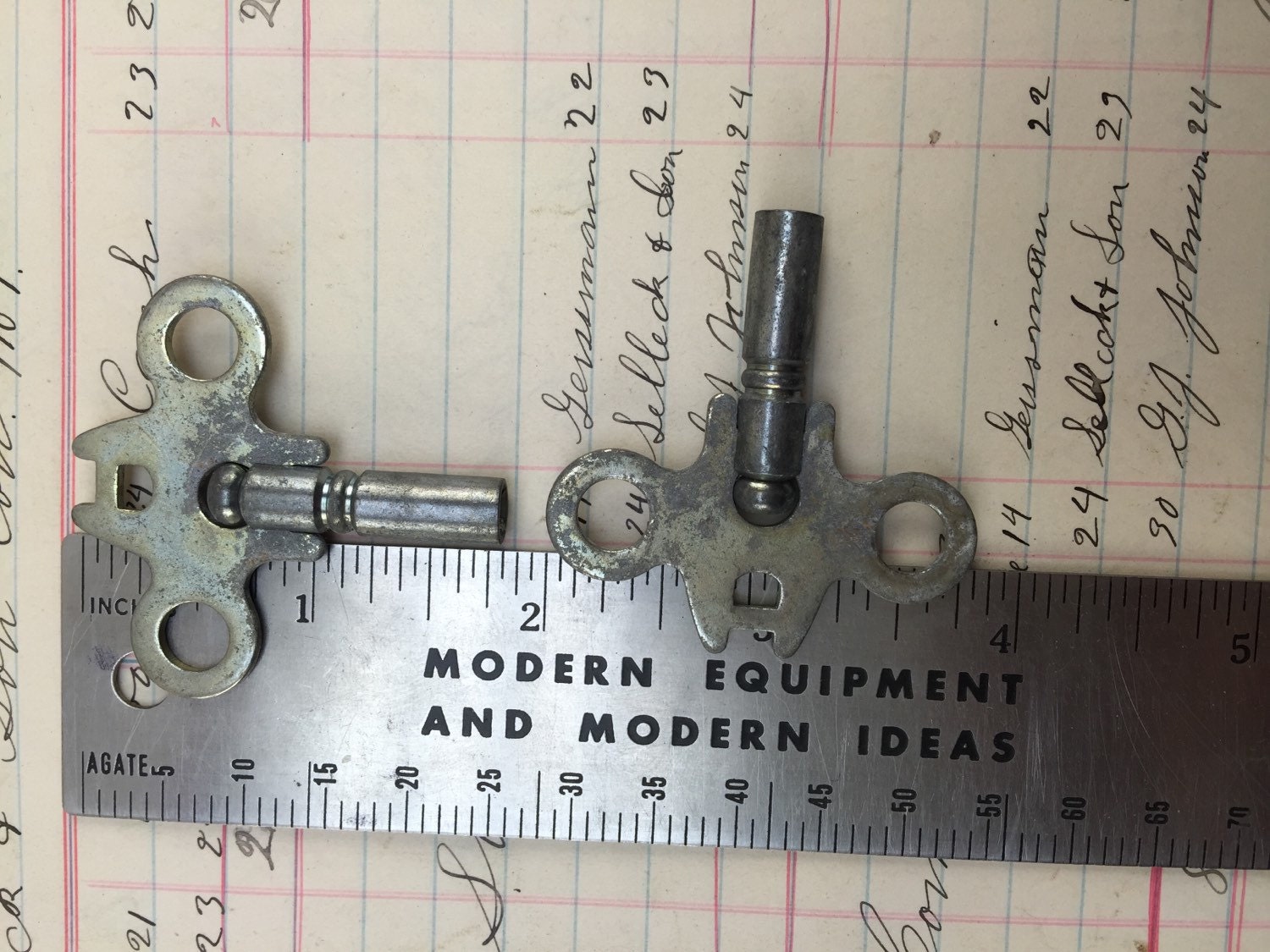 Antique Clock Key vintage silver clock key steampunk clock pendant vintage key charm