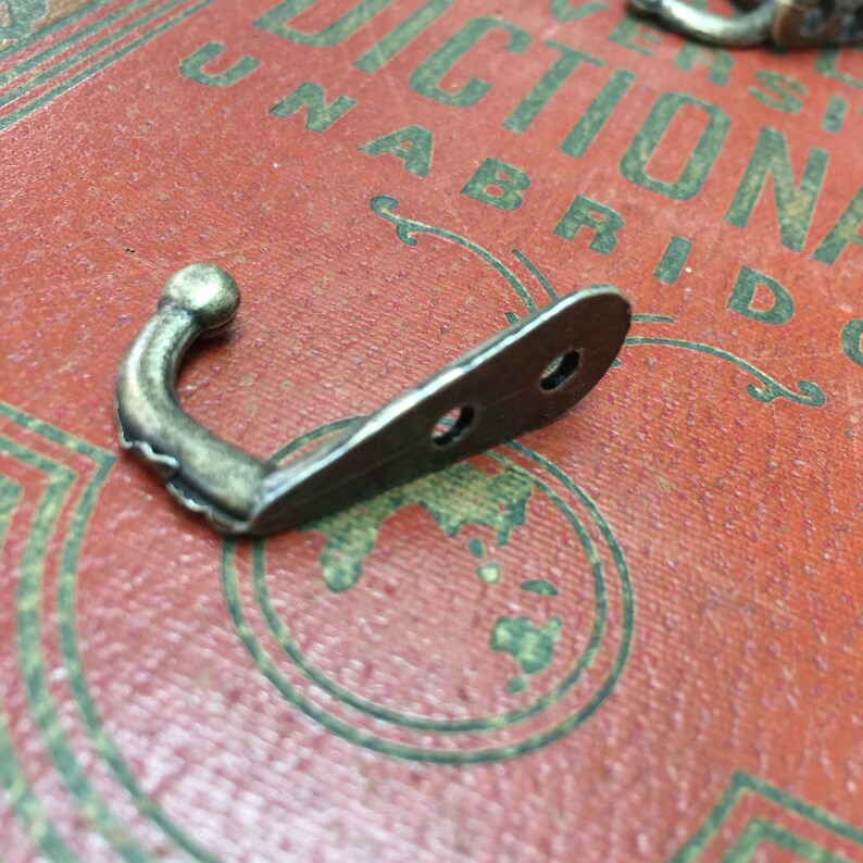 Vintage Style Coat Hooks small Coat Hangers Closet hooks Etsy