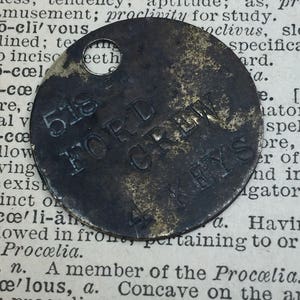 Vintage Key tag Antique brass tag - industrial  tag - steampunk metal tag - Brass tags - steampunk brass tag - round brass -