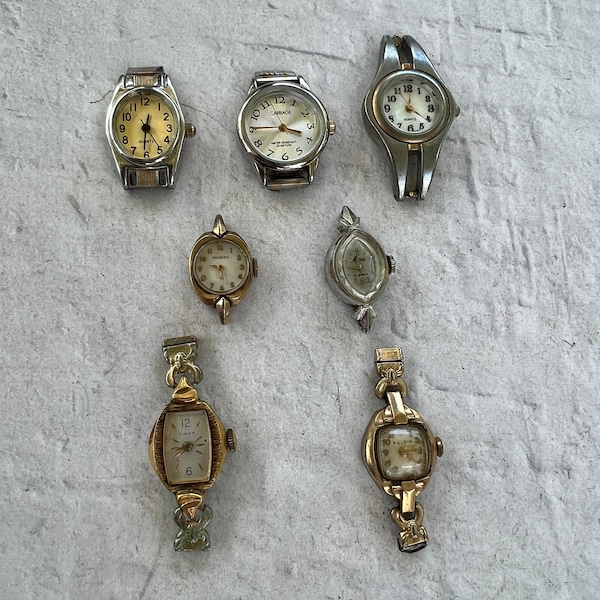 Vintage Watch Face -Your Choice- Vintage Watch - ONE WATCH - Your Choice - Ladies Watches