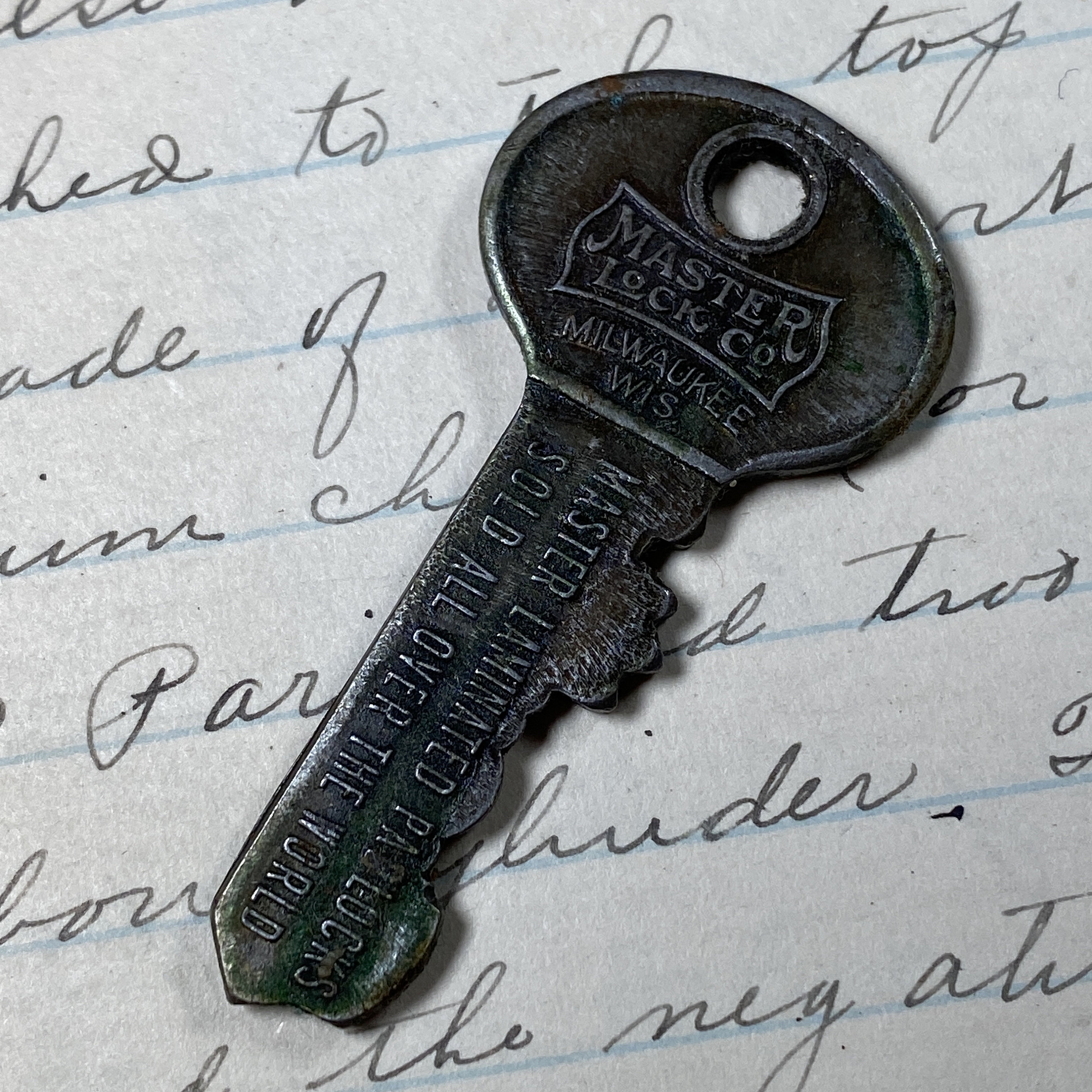 1933 World's Fair Master Key - Good Luck Key - 1933 Chicago Worlds